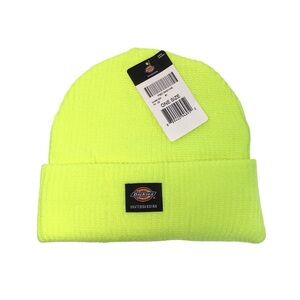 Dickies Skateboarding Cuffed Beanie, Neon Yellow,  Men's OS, NWT